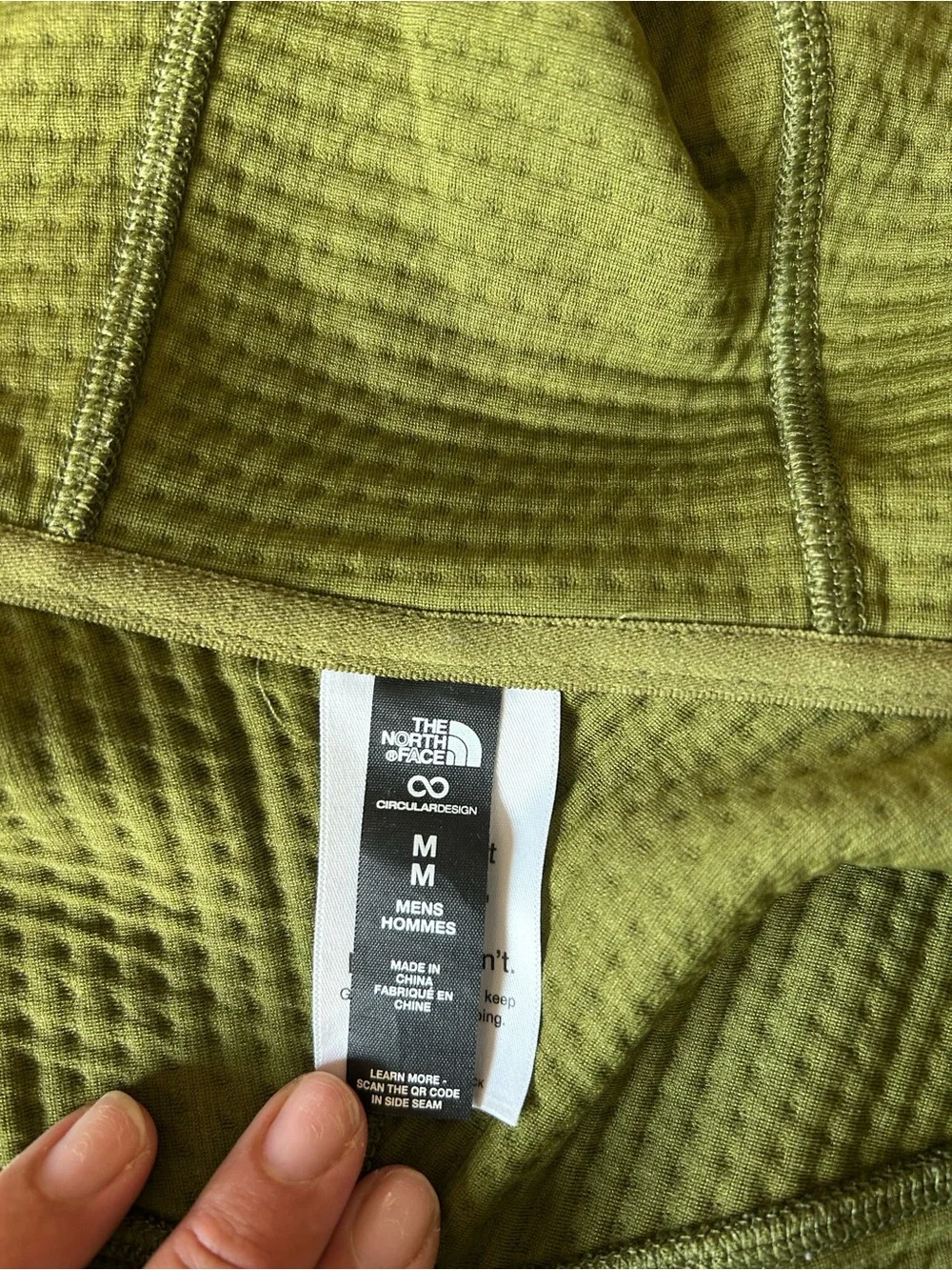 The North Face Olive Green Hooded Jacket